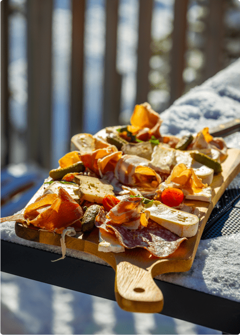 Plateaux de fromages et de charcuteries