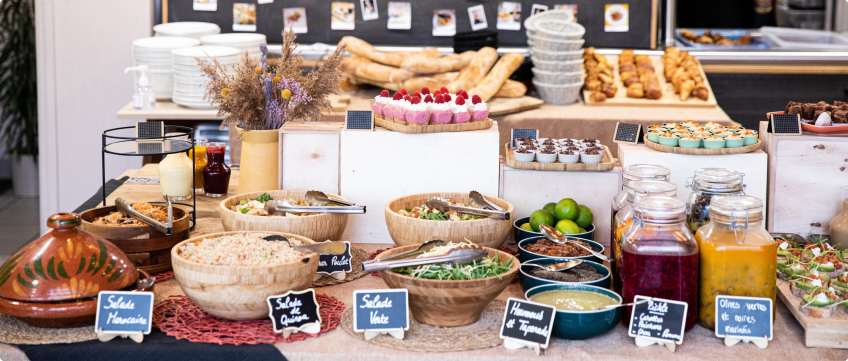 Photo de buffet pendant un brunch